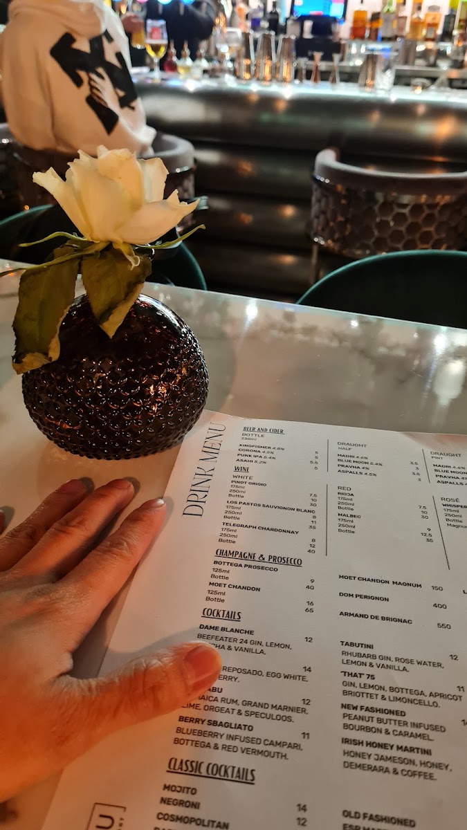 Menu Tabu Bar & Restaurant-1